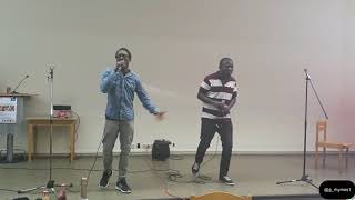 G Rhymes   Say no to xenophobia (Sat 09 11 19 African event performance video Lokal Intl  DE)