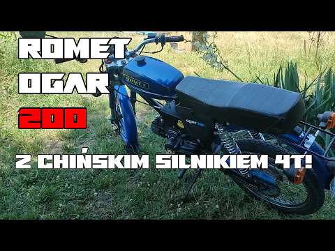 ROMET OGAR 200 Z CHIŃSKIM SILNIKIEM 4T SWAP 139FMB/154FMI