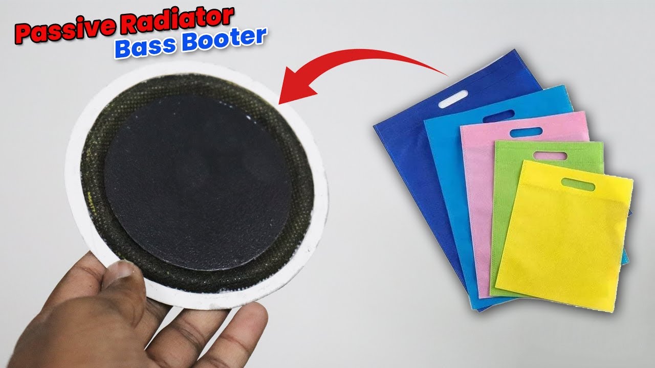 How to Make Bass Booster Passive Radiator - Speaker | स्पीकर केलिए Passive Radiator बनाये घर पर