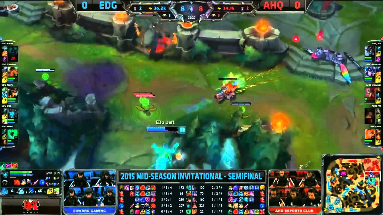 EDG Koro1 Hecarim VS AHQ Westdoor Twisted Fate Game 1 Highlights : 2015 MSI Semifinals: Patch 5.9