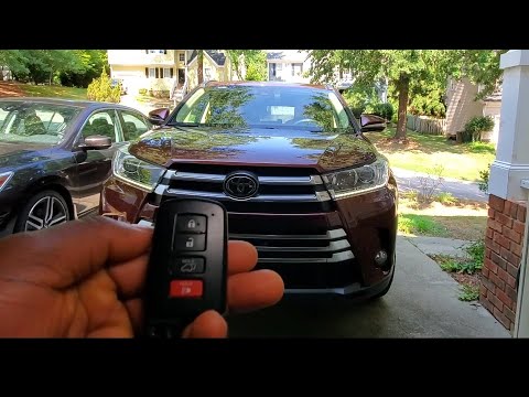 Toyota Highlander 원격 시작 설치 단계별 설치