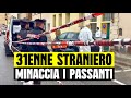 TERRORE IN STRADA: 31ENNE STRANIERO MINACCIA I PASSANTI CON UN COLTELLO - TORINO 