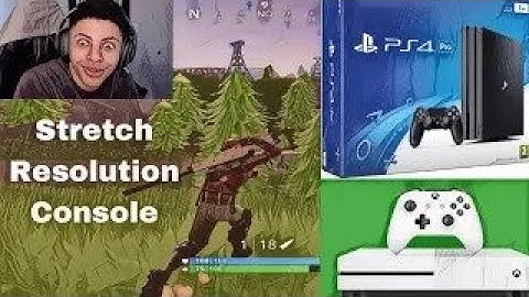 How to get stretch resolution on console!