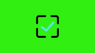 Isolated tick icons green screen animation video by @pixxeledge | Royalty Free