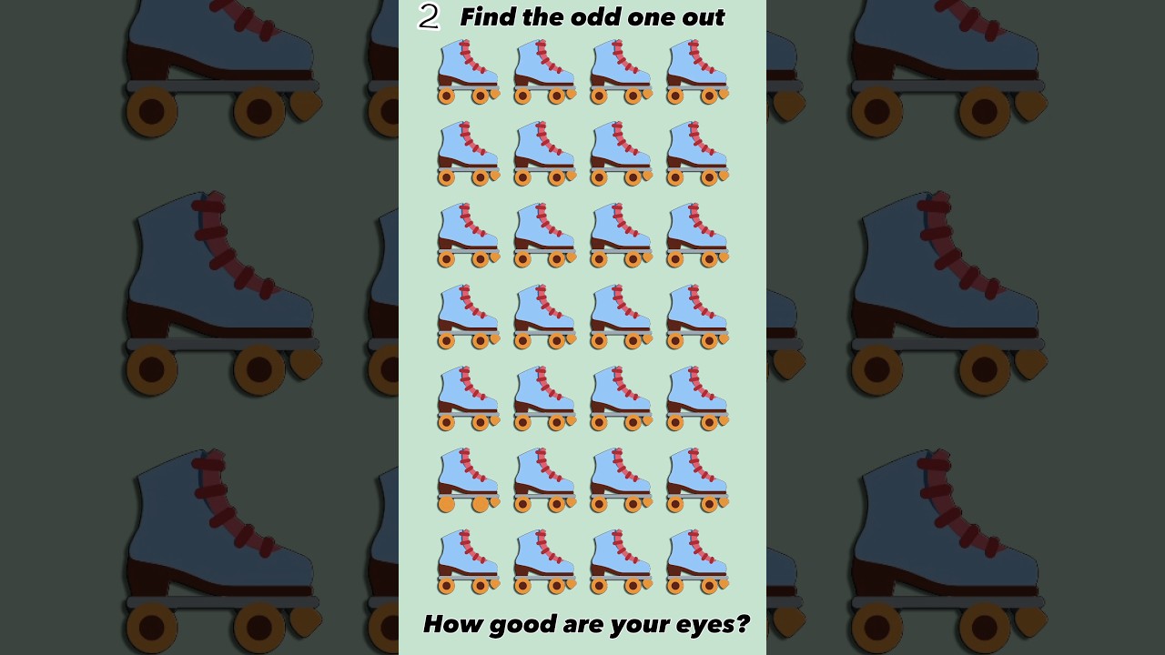 Find the odd one out - How fast can you find it 