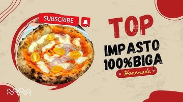 Come fare un *IMPASTO 100% BIGA* ALTA IDRATAZIONE! #pizza #altaidratazione #biga