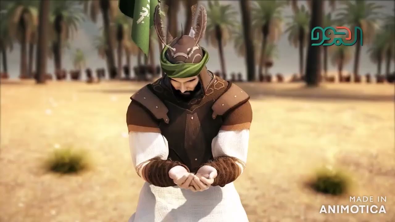 💚الإمام العباس (ع) يحضر الماء الى المشرعة💚