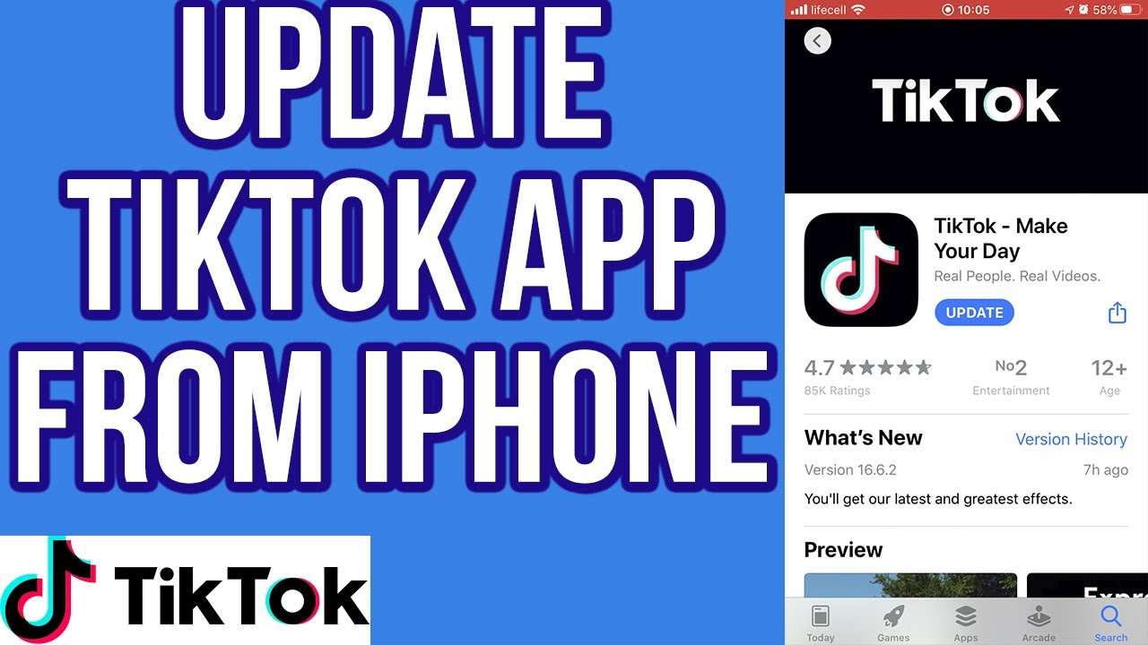 How to Update TikTok App From IPhone YouTube