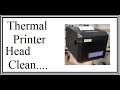 Thermal Printer head cleaning...