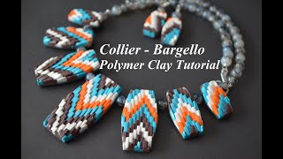 polymer clay FIMO Tutorial bargello technique техника барджелло полимерная глина DIY