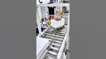 Fully automatic adaptive foam box sealing machine, can automatically.