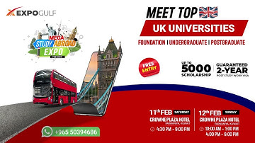 Meet University Representatives at Expo Gulf Universities Expo (UK, USA, Canadian Univer in Kuwait)