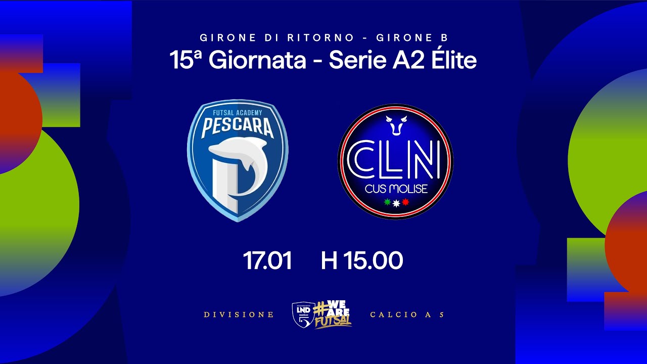 Academy Pescara-Laborvetro CLN CUS Molise 3-3 | 15ª giornata | Serie A2 Élite 2025/2026 - Girone B