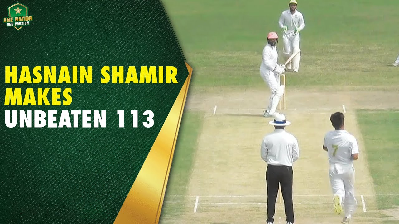 Hasnain Shamir makes unbeaten 113 | AJK vs Quetta | Hanif Mohammad Trophy 2025-26 | PCB | MA2A
