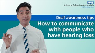 Deaf awareness tips | How to communicate with people who have hearing loss