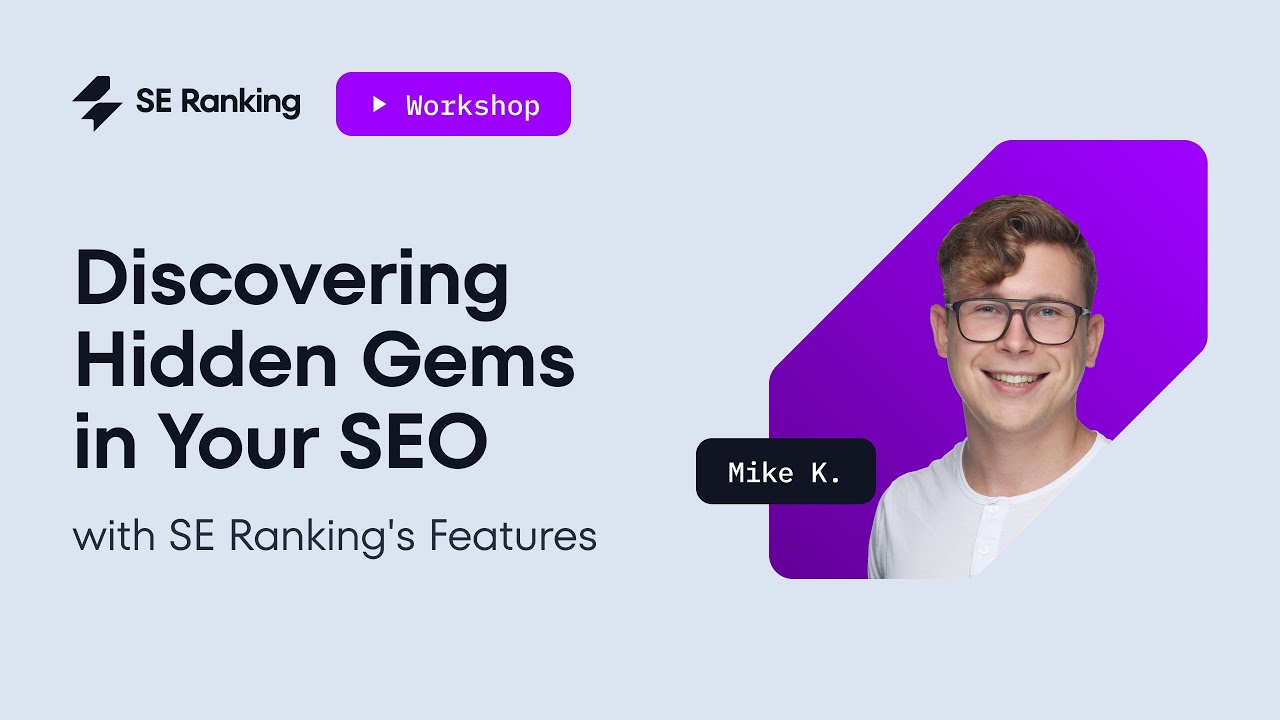 Discovering Hidden Gems in Your SEO with SE Ranking's Features YouTube Discovering Hidden Gems in Your SEO with SE Ranking's Features YouTube