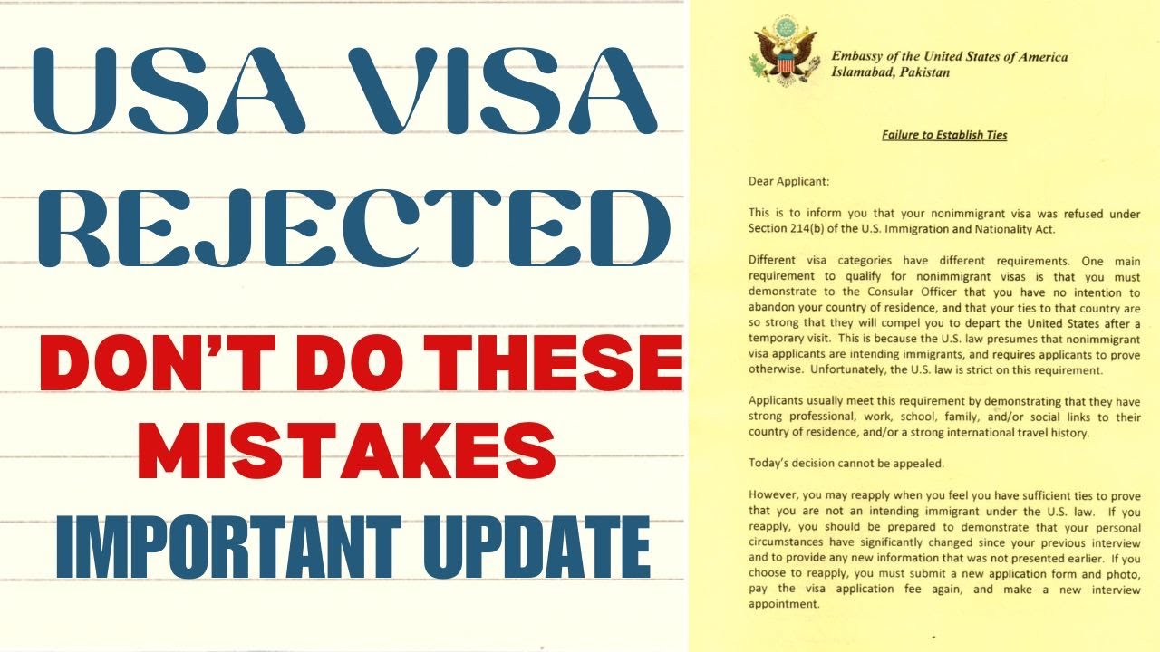 US Visa Interview Tips 2026 – Top 14 Mistakes That Lead to Rejection !