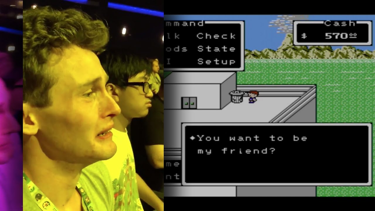 EarthBound Beginnings Colin Cries at its Wii U Announcement YouTube