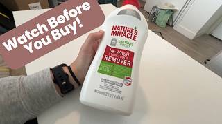 Honest Review: Nature’s Miracle Laundry Boost In-Wash Stain and Odor Remover | Worth It?