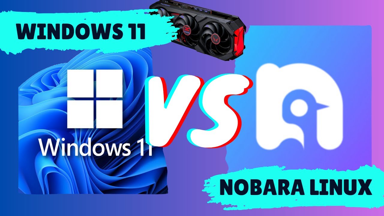 Windows 11 vs Linux Gaming | AMD RDNA4 Benchmark Linux | Nobara | 9070 ...