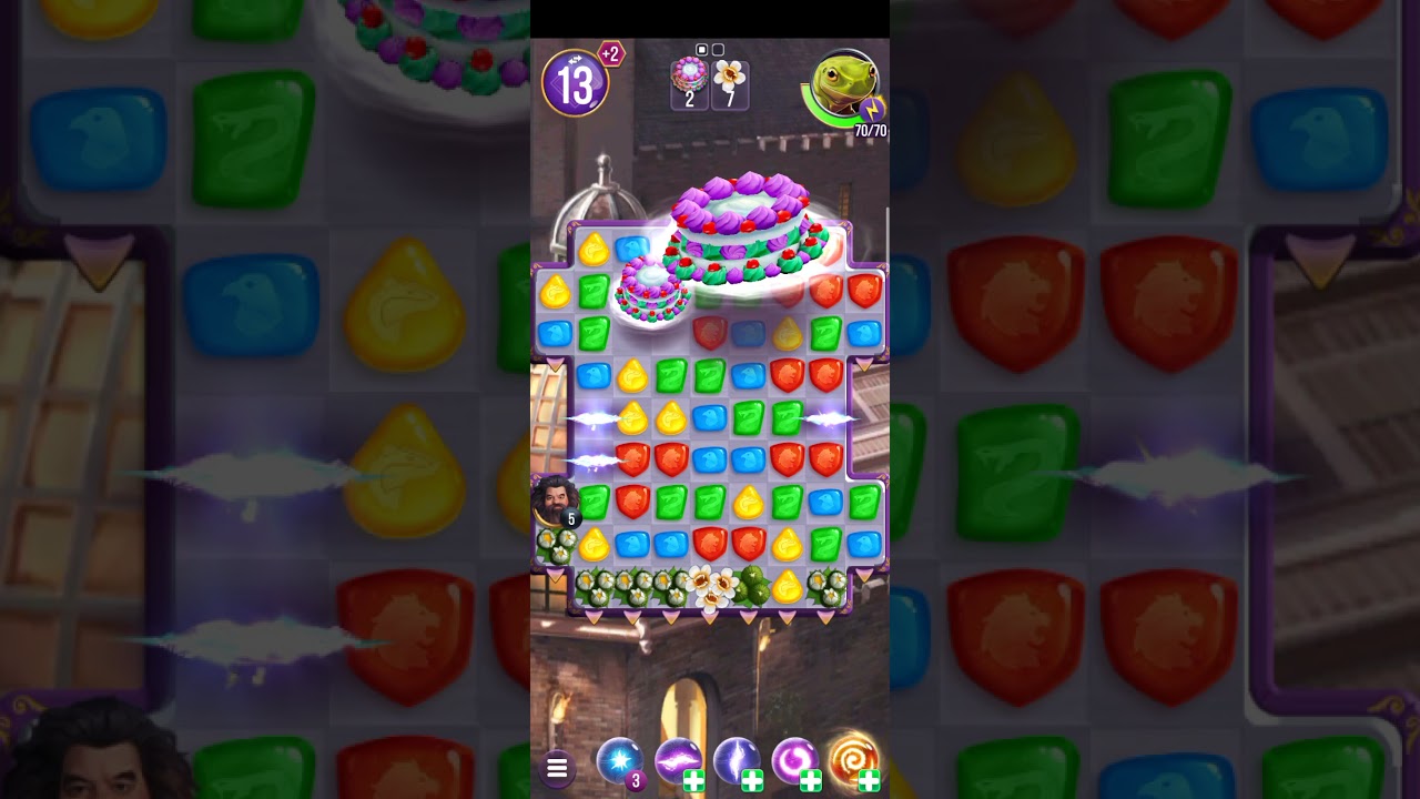 Harry Potter: Puzzles & Spells level 1077 no boosters