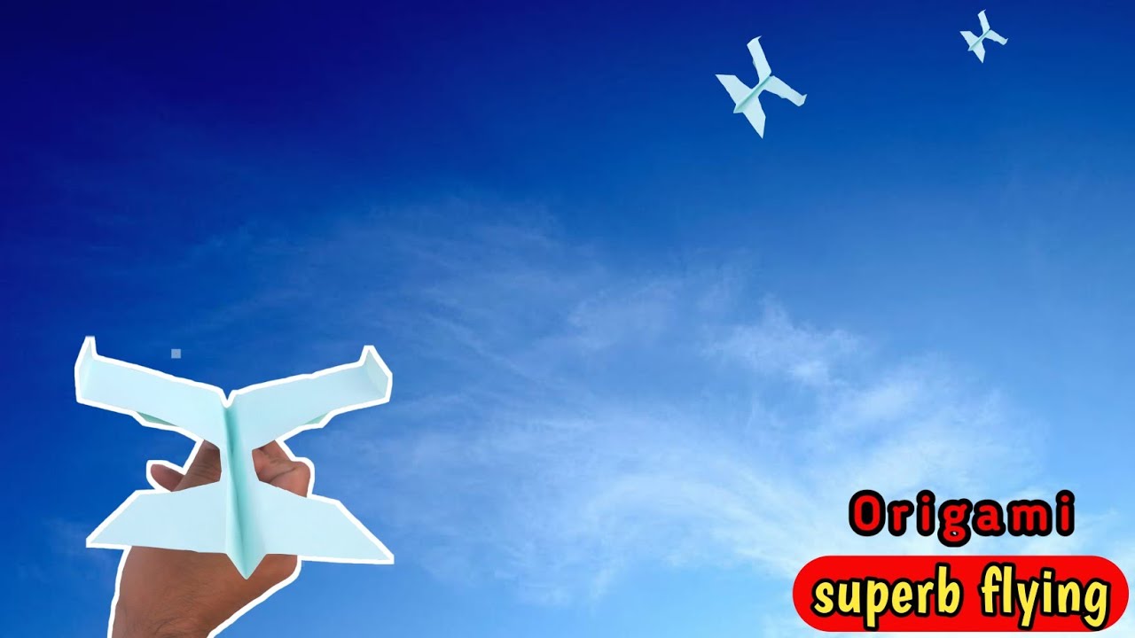 how to make superb fly paper plane SUPERB FLYING PAPER PLANE