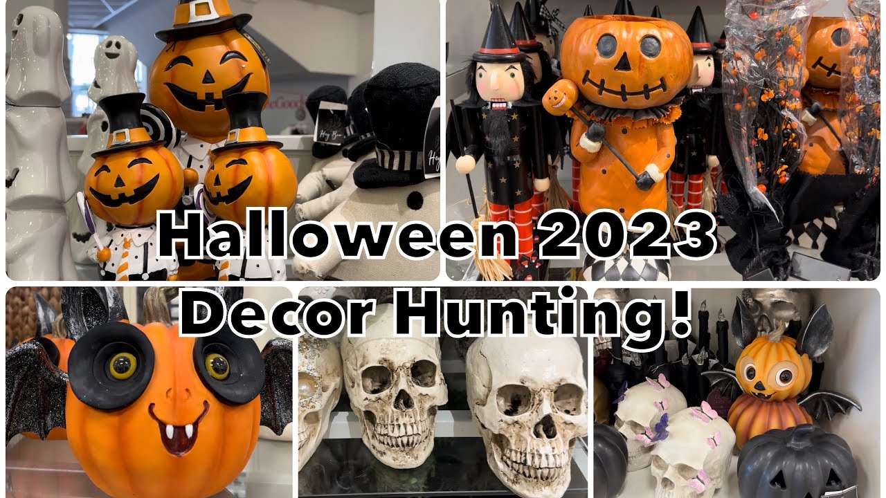 Halloween 2023 Decor Hunting || Code Orange || HomeGoods, Marshalls