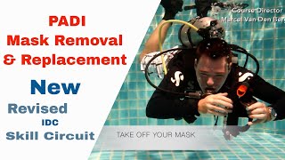 Mask Removal & Replacement Neutrally Buoyant | PADI Divemaster and IDC Skill Circuit