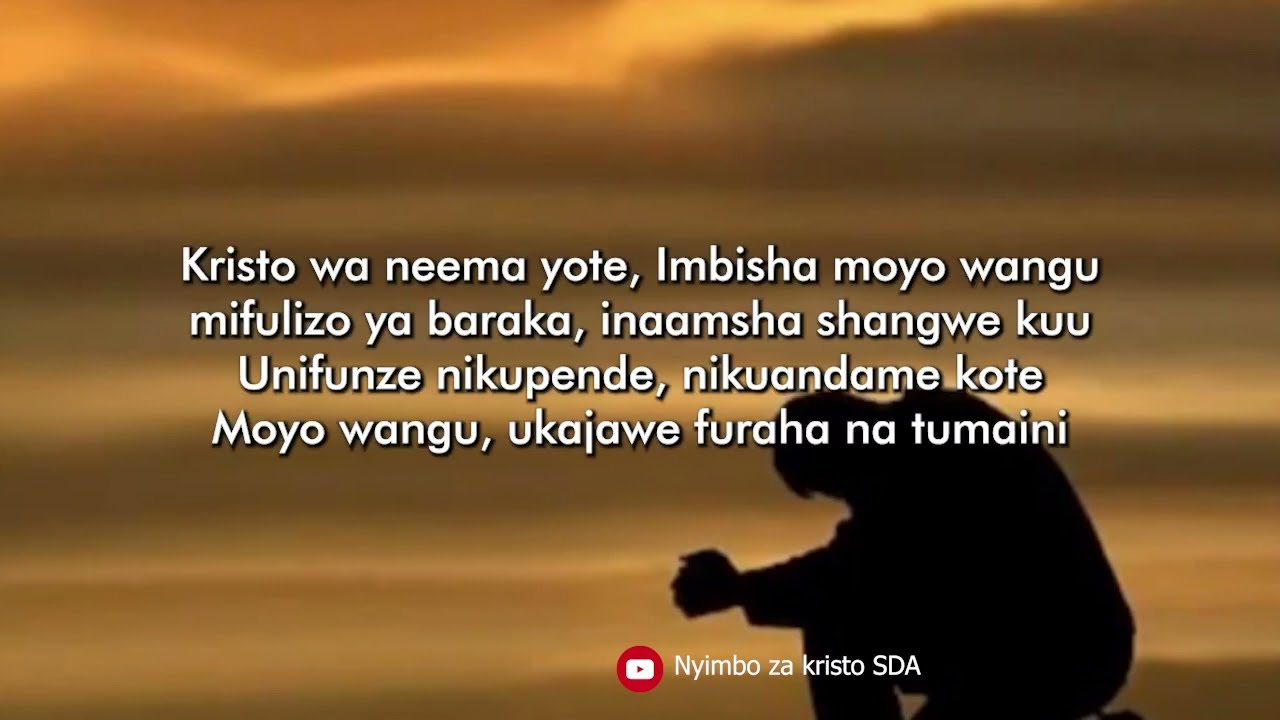 KRISTO WA NEEMA YOTE  NYIMBO ZA KRISTO  Lyrics video