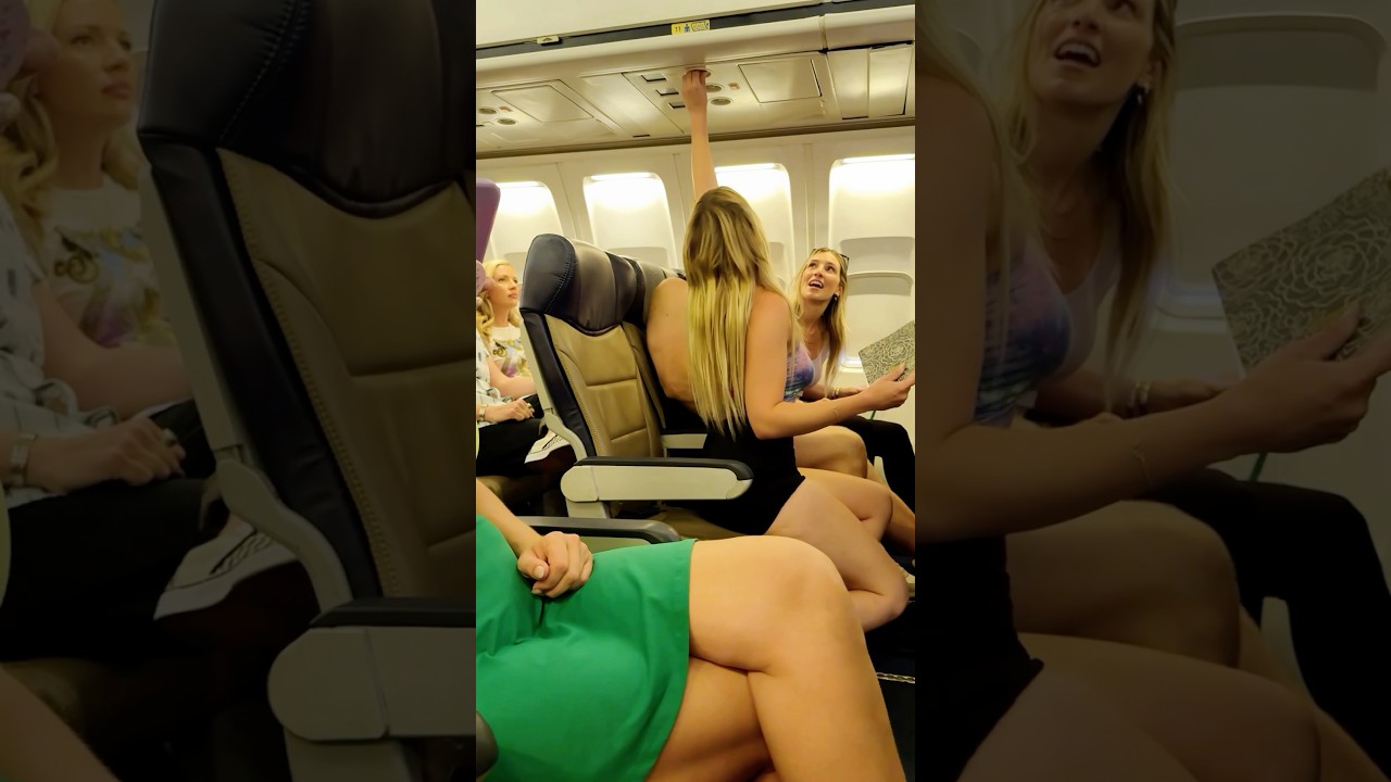 Girls creating a scene on my flight home. 🙄       