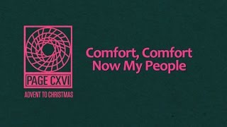 Comfort, Comfort Now My People - Page CXVI chords