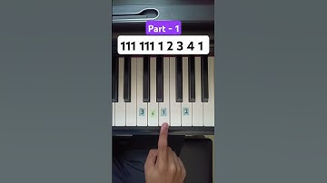 Thumbnail of Jingle Bell 🔔 (Part - 1) Easy Piano Tutorial For Beginners 🔥 #shorts