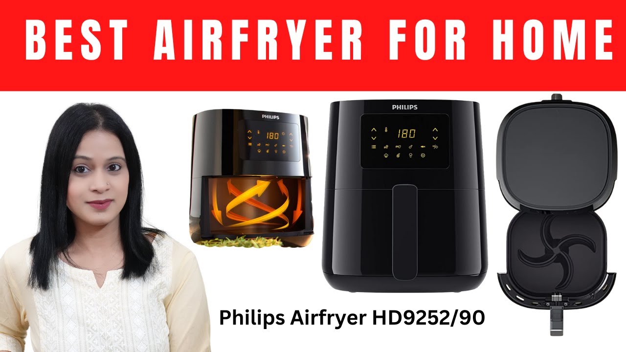 Lightweight PHILIPS AIRFRYER for home | PHILIPS Digital Air Fryer HD9252/90  REVIEW & GUIDE - YouTube