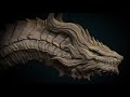 Dragon Concept in Zbrush Timelapse