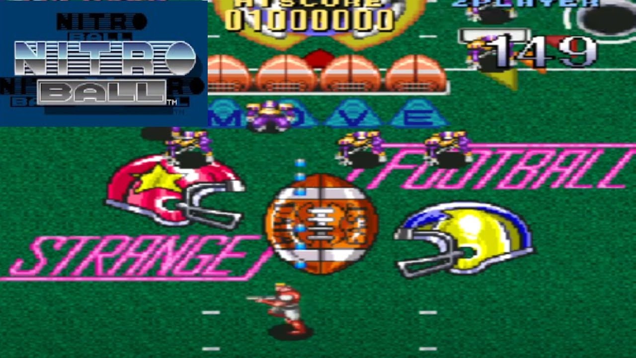 Gopher Nitroball NITRO BALL / GUN BALL (DATA EAST 1992) full gameplay. - YouTube