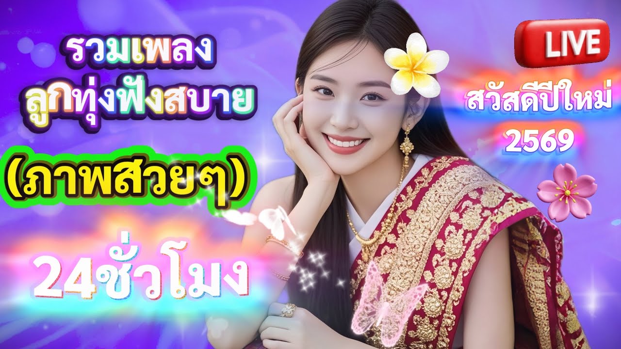 รวมเพลงลูกทุ่งเพราะๆ ลูกทุ่งฟังสบาย 24 ชั่วโมง (พร้อมภาพสวยๆ)123