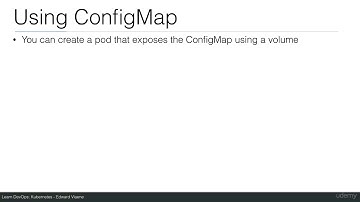 3  ConfigMap