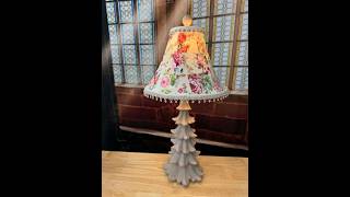 Lampshade Makeover Using Fabric