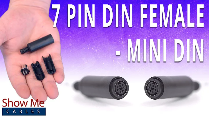 How To Install The 7 Pin Mini DIN Female Solder Connector