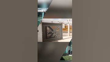 Decorative Linear Actuator Sliding Door#Shorts #Linear Actuator #Technology #DIY #gate