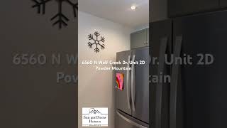 Discover the Powder Mountain lifestyle. 3 bed / 3 bath on mountain. Steps away from lift