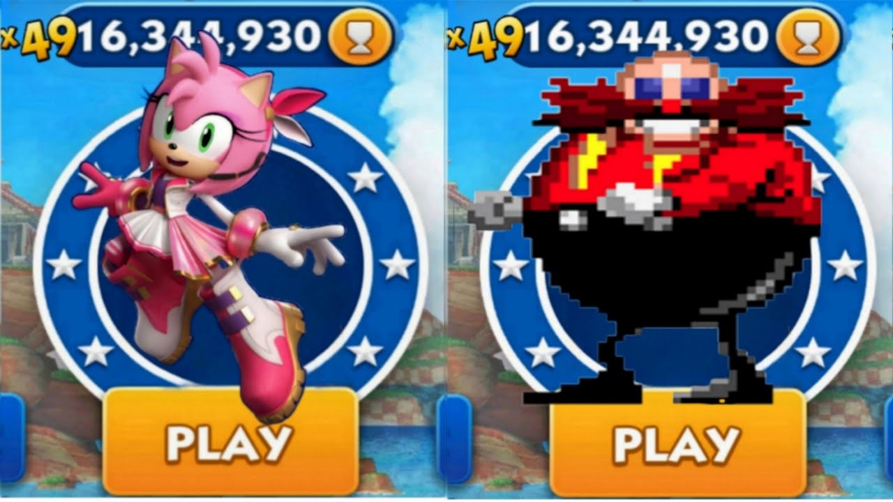 Sonic Dash - Popstar Amy VS Omega Dash _ Movie Sonic vs All Bosses Zazz ...