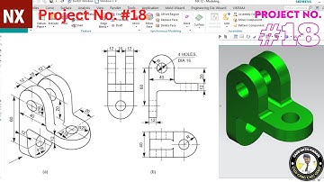 NX CAD // Basic Project #18 // 3D Model Basic Design