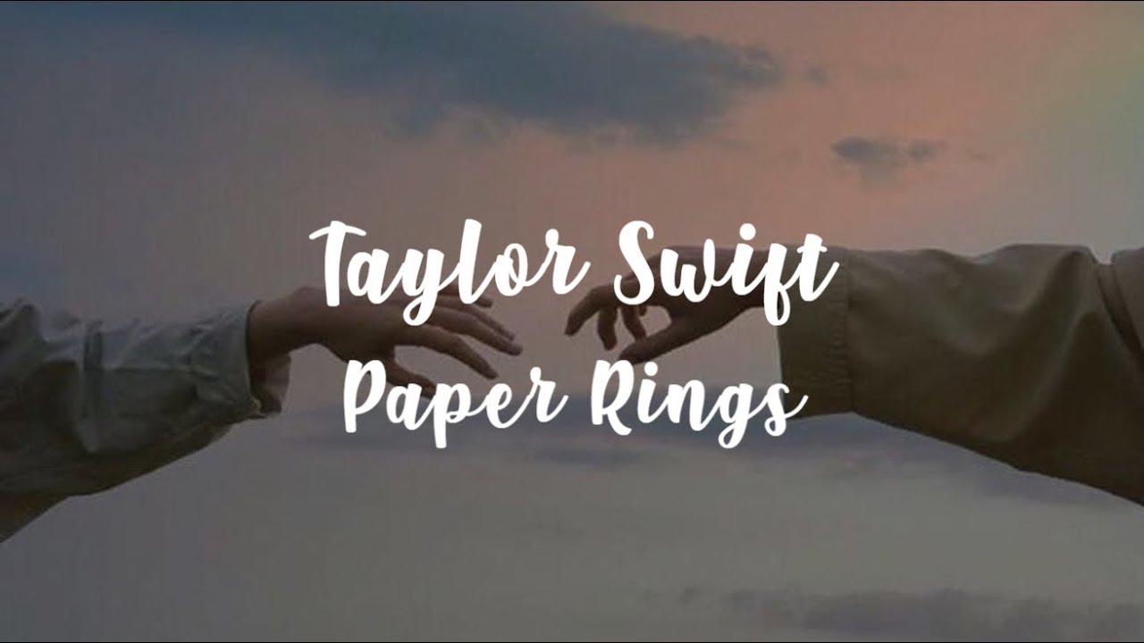 Taylor Swift Paper Rings Black Heart Decorative Wall Art Gift Song Lyric  Print - SongLyricPrints.co.uk