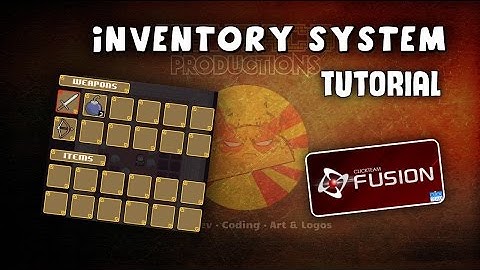 Inventory Tutorial for Clickteam Fusion 2.5
