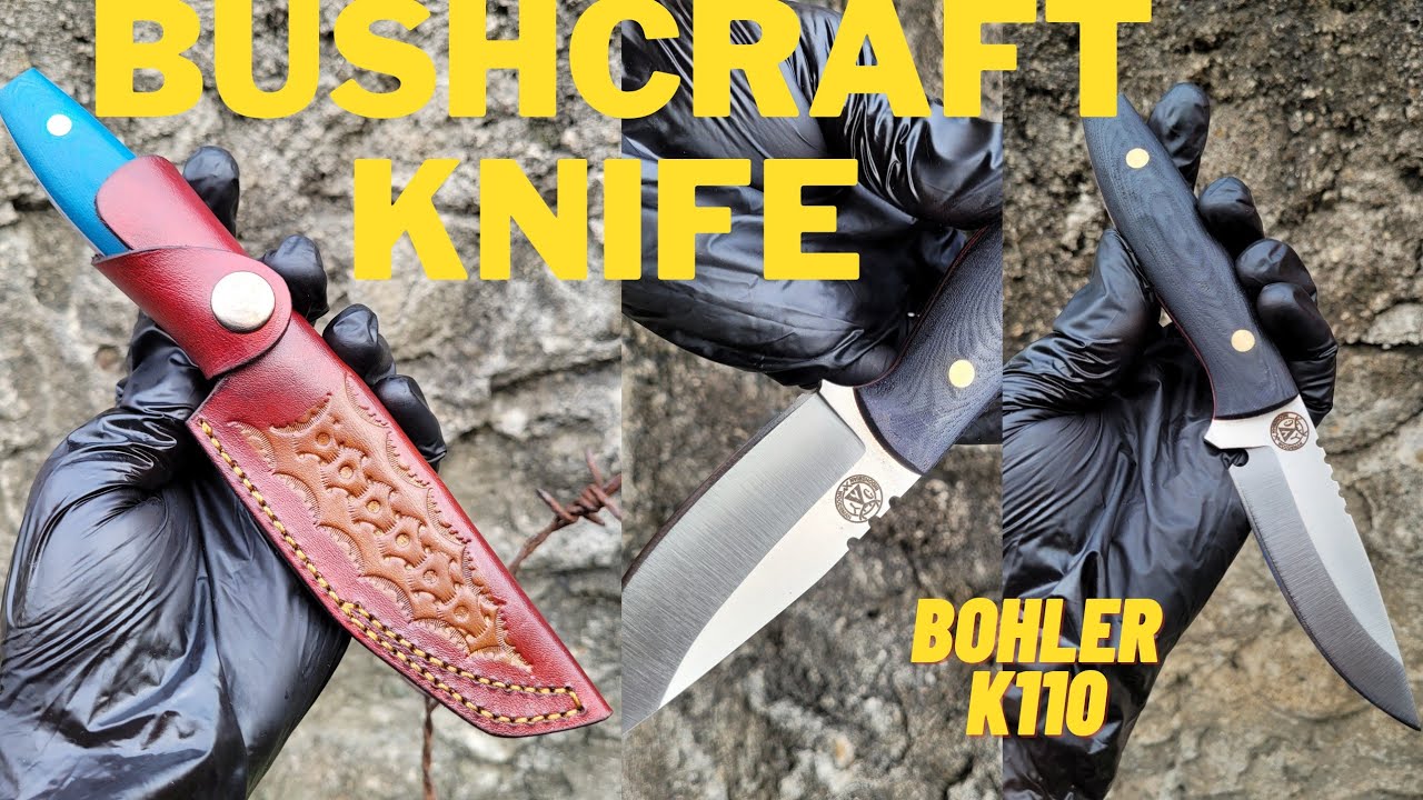BUSHCRAFT KNIFE OUTDOOR HUNTING CAMPING (BOHLER K110 )