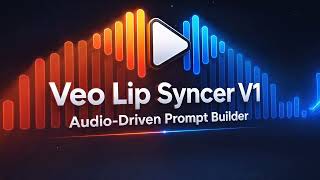 Veo Lip Syncer V1 — Audio-Driven Prompt Builder for Veo
