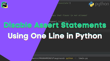 Disable Assertions In Python With This One Line Of Code!
