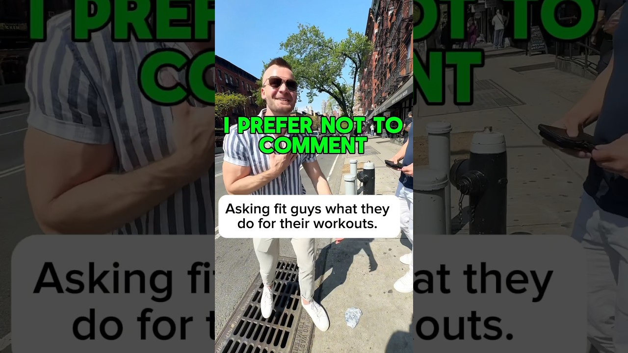Asking fit guys in NyC what they do for their workouts. 