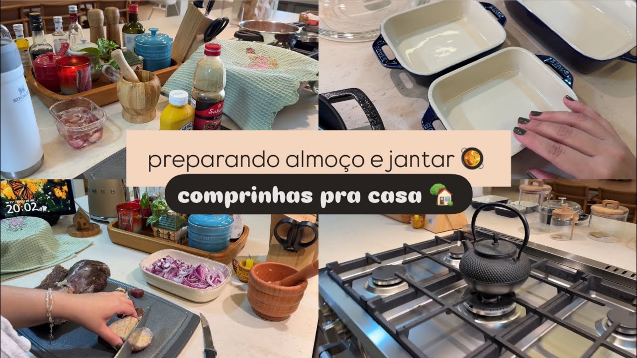 🥩Preparando o almoço para família | Comprinhas para casa 🏡  | Carnes para semana | Jantar delicioso